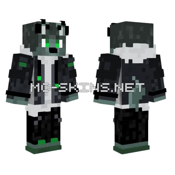 Desst3 Lobo Minecraft skin, front and back