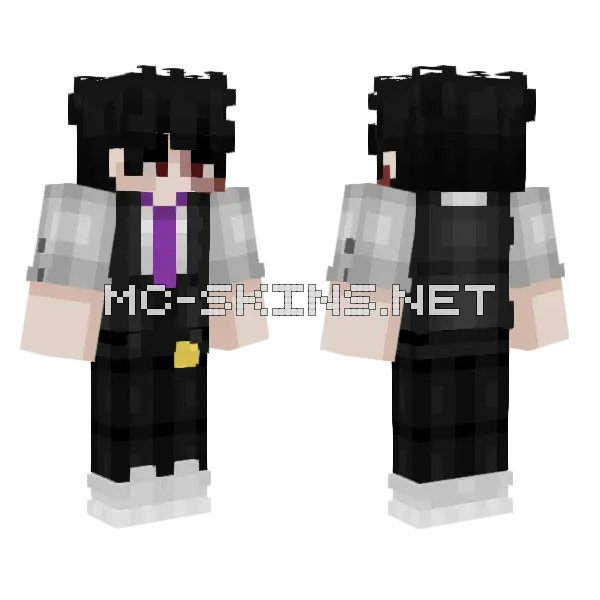Detective Skin Minecraft skin, front and back
