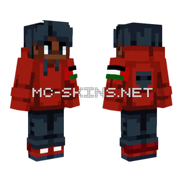 Devastator Final D Minecraft skin, front and back
