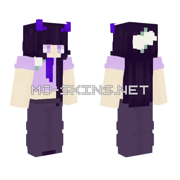 Devil In Disguise Minecraft skin, front and back