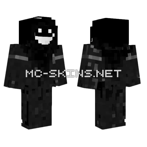 Devil Is There Minecraft skin, front and back
