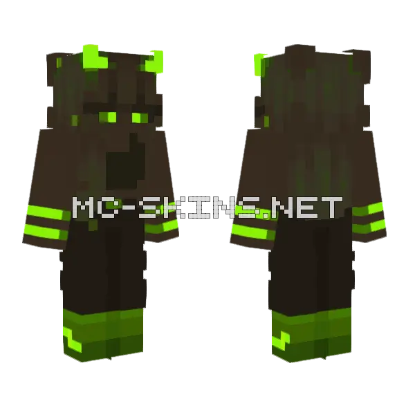 Devil Skin C Minecraft skin, front and back