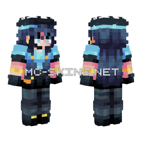 Devilsoflapitufina Fanvember Minecraft skin, front and back