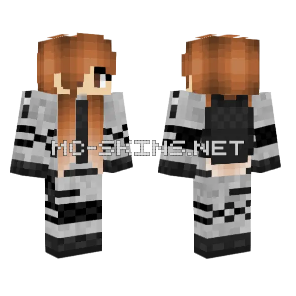 Devon Minecraft skin, front and back