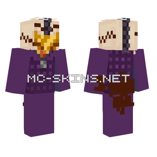 Dewy Wip 2 Minecraft skin, front and back