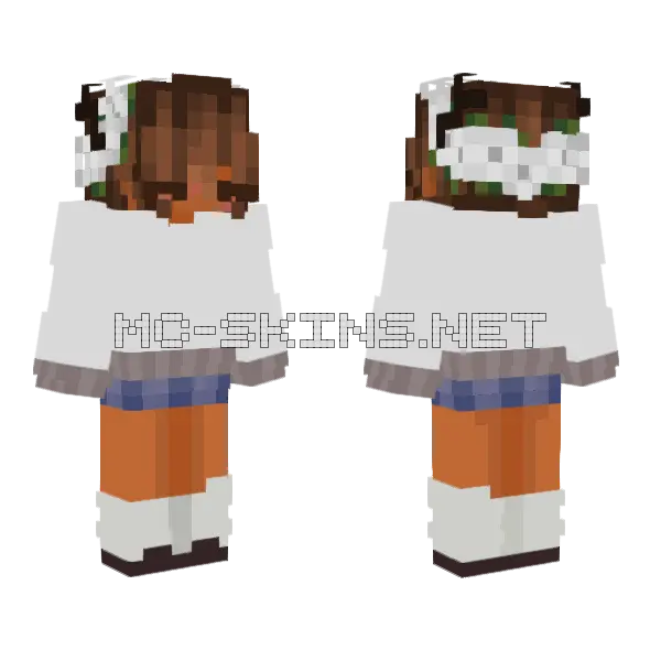 Dhaka Kalkar Minecraft skin, front and back