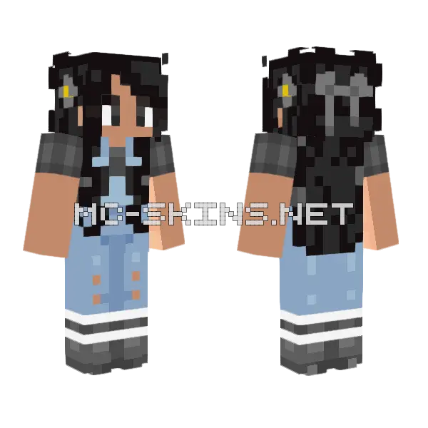 Diamond Is Super Cool 2 Minecraft skin, front and back