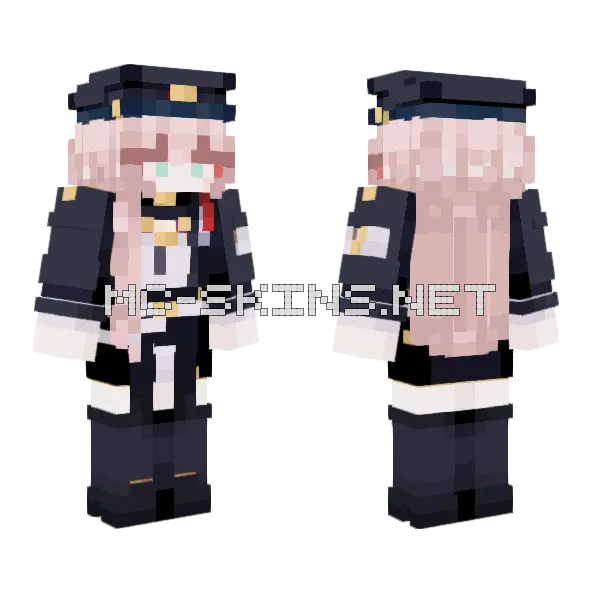 Dictator Skin Minecraft skin, front and back