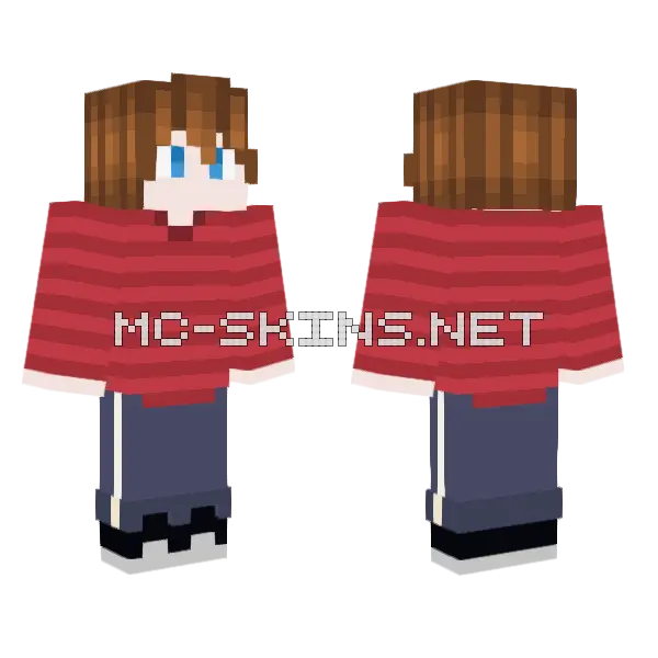 Diddy Boy Minecraft skin, front and back