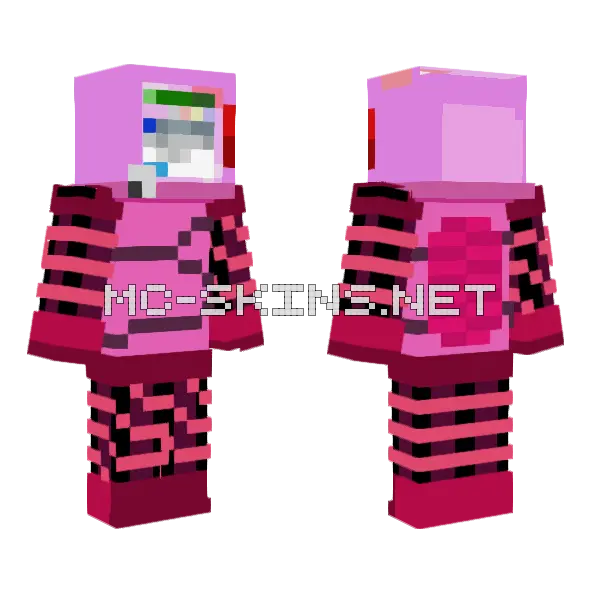 Die Of Death Loveware Minecraft skin, front and back