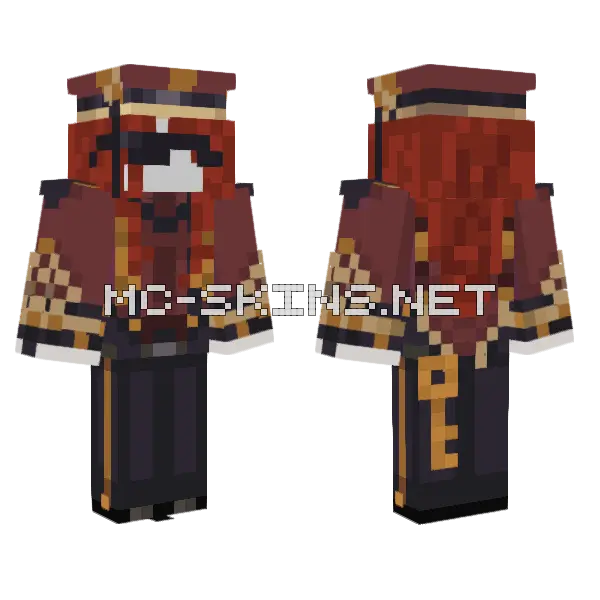 Die Portierbrchen Minecraft skin, front and back