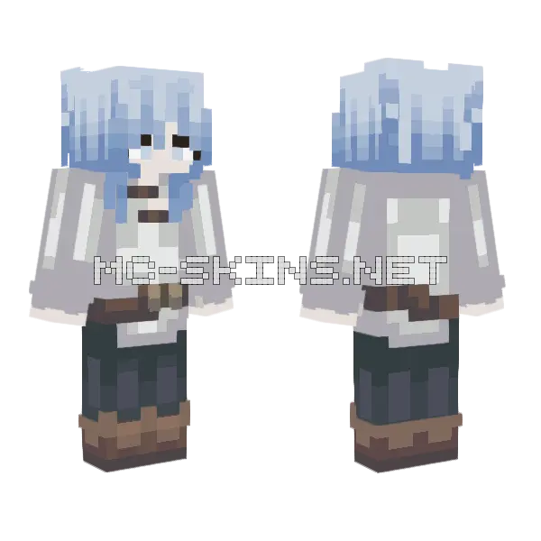 Diggho Minecraft skin, front and back