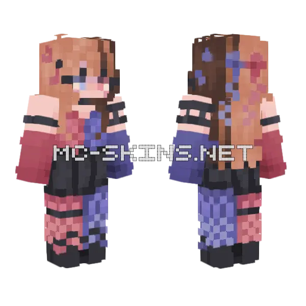 Dimensionrc Rce Minecraft skin, front and back