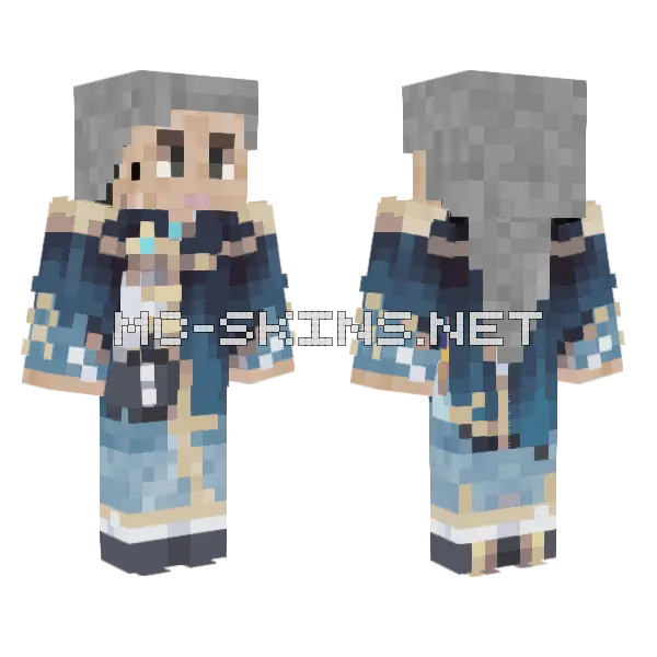 Dimsaver Oneiro Last Half Minecraft skin, front and back