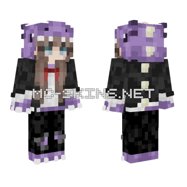 Dino Luna 2 Minecraft skin, front and back