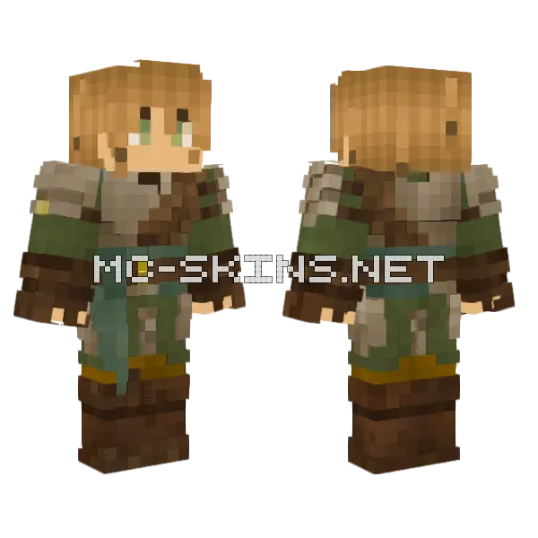 Diplomat Minecraft skin, front and back