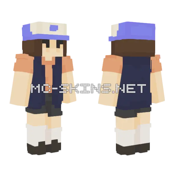 Dipper Pines Minecraft skin, front and back
