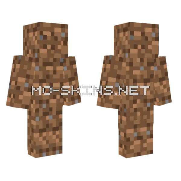 Dirt Block Outfit, front and back