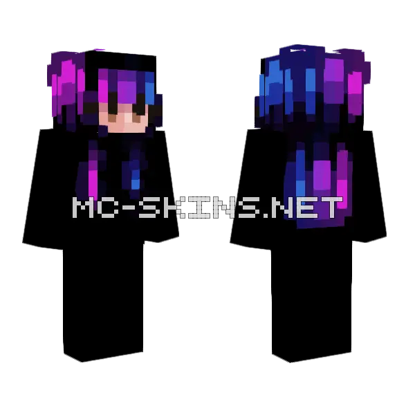 Disco Lights Show Rce Hb Minecraft skin, front and back