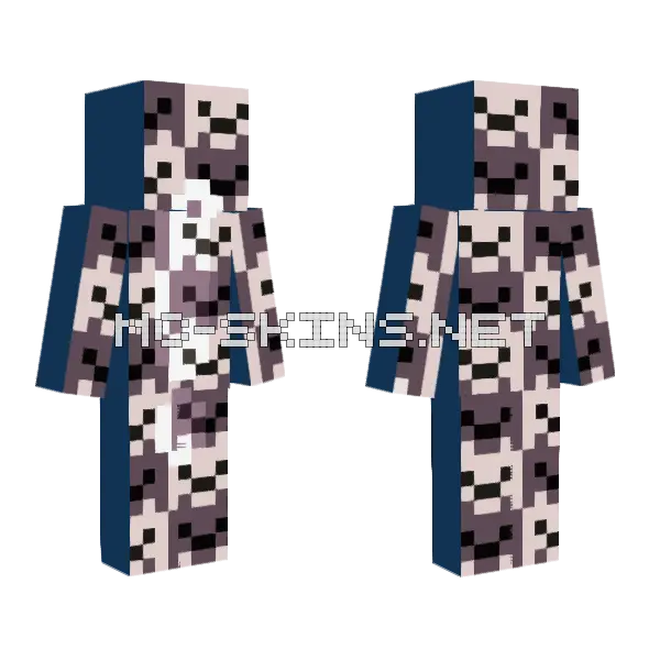 Discussion For Behind Scenes Minecraft skin, front and back