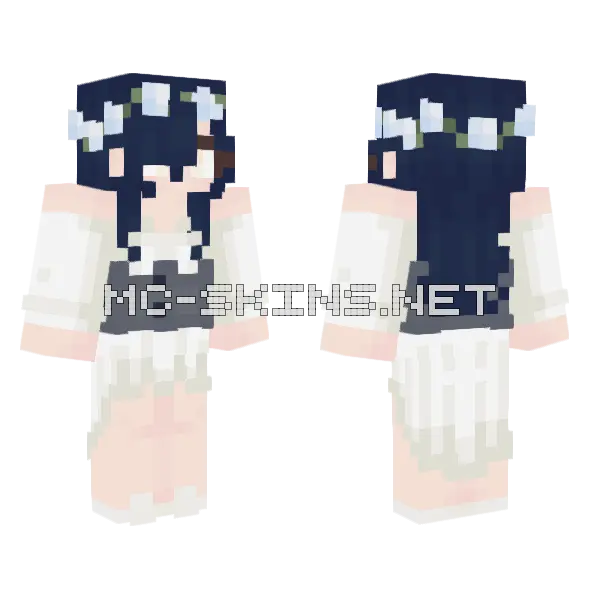 Disfraz 2 Minecraft skin, front and back