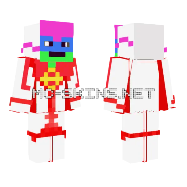 Disguise Minecraft skin, front and back