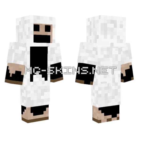 Distorted Sheep Minecraft skin, front and back