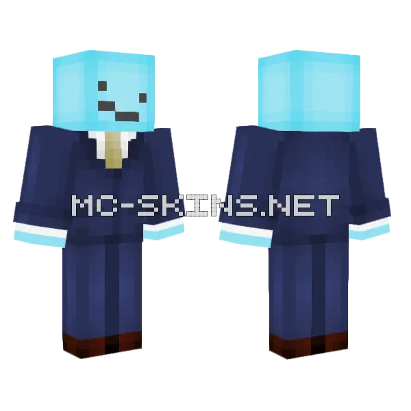 Ditto Suit Shiny Minecraft skin, front and back