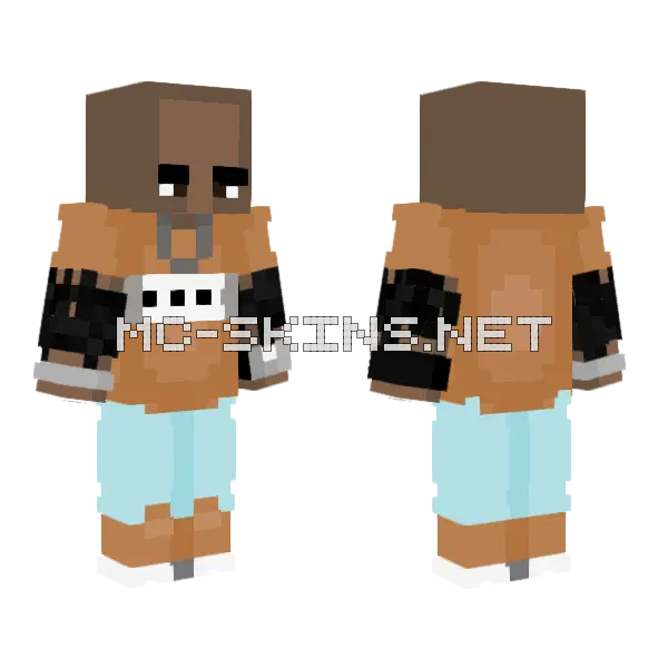DMX Rapper Skin Minecraft skin, front and back