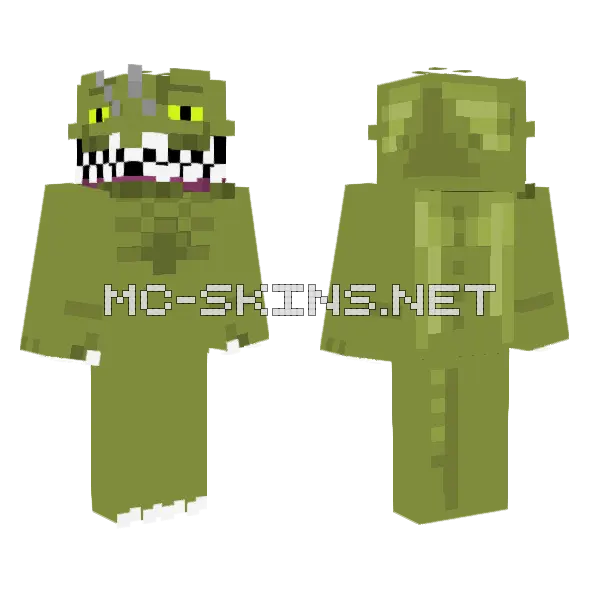 Dnd Dragon Side Profile Minecraft skin, front and back