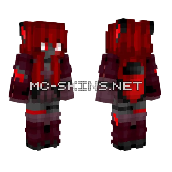 Do You Really Want To Go To War With Me Minecraft skin, front and back