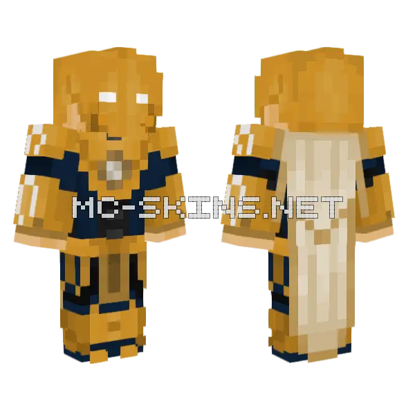 Doctor Fate Injustice 2 Minecraft skin, front and back