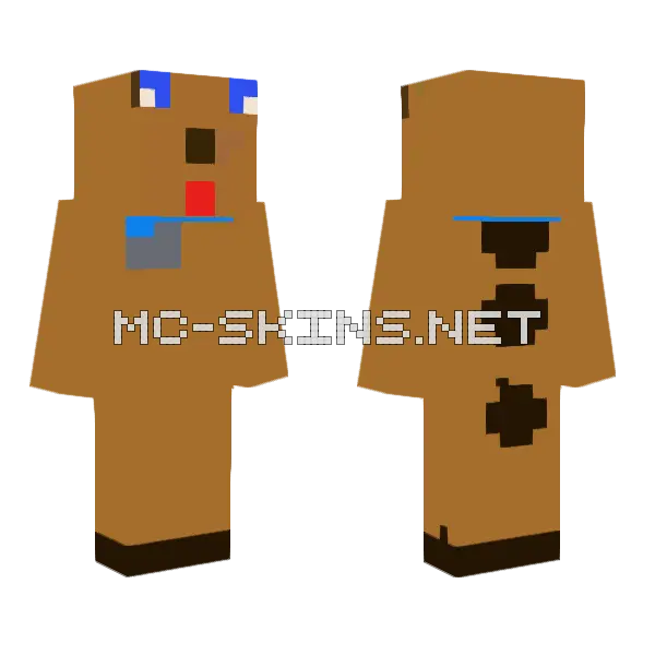 Dog I Think Minecraft skin, front and back