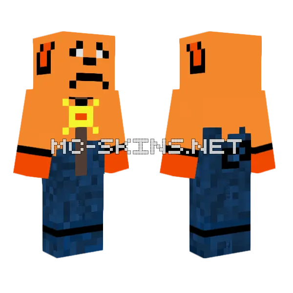 Dogday Infected Sculk Phase 3 Minecraft skin, front and back