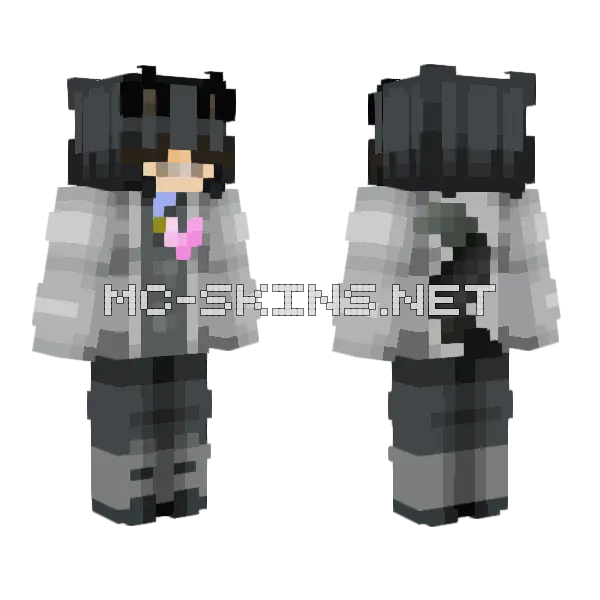 Doggy Tce Late Tribute Minecraft skin, front and back