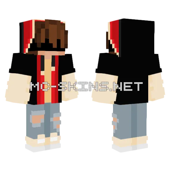 Dominik Minecraft skin, front and back