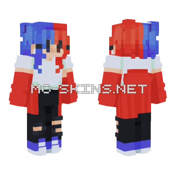 Domino Ce Minecraft skin, front and back
