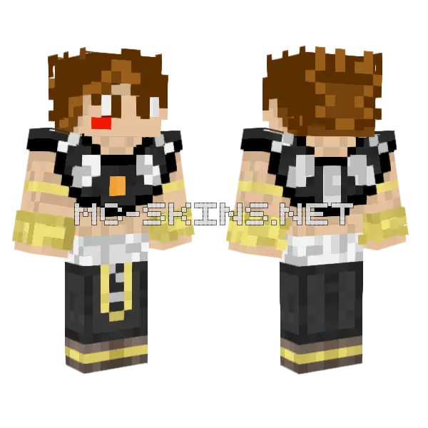 Dominoxgames Skin Minecraft skin, front and back