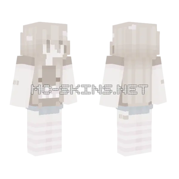 Domo Minecraft skin, front and back