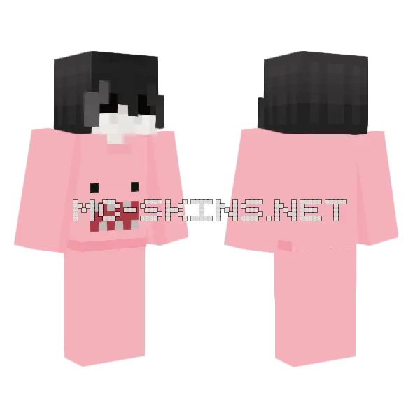 Domo Boy Minecraft skin, front and back