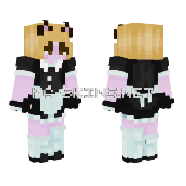 Donezo Minecraft skin, front and back