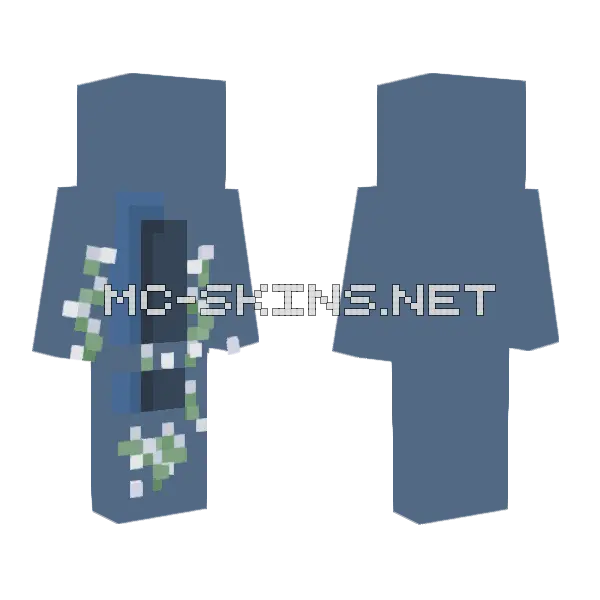 Donotcomment Minecraft skin, front and back
