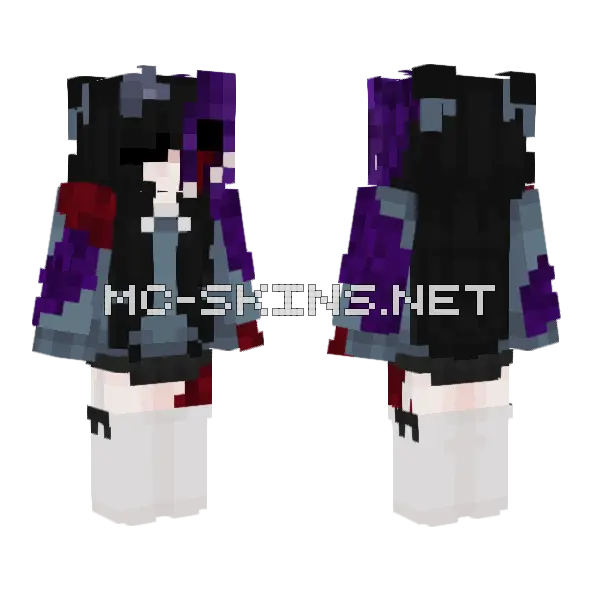 Don't Blame Me For What You Made Me Do Minecraft skin, front and back