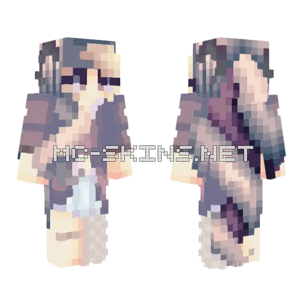 Don't Remind Me Minecraft skin, front and back