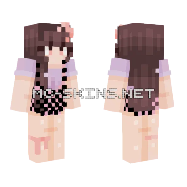 Dont Tie That Around Your Ankle Minecraft skin, front and back