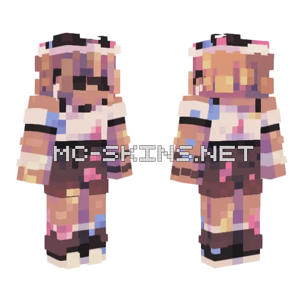 Don't Trip In Art Class SFA 17 Minecraft skin, front and back