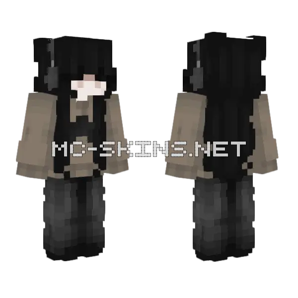 Don't Trust Me Minecraft skin, front and back