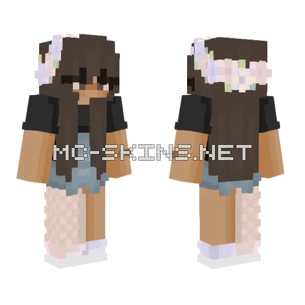 Don't With Me Minecraft skin, front and back