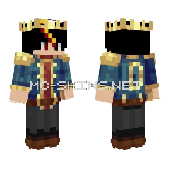 Doomer Rey Minecraft skin, front and back