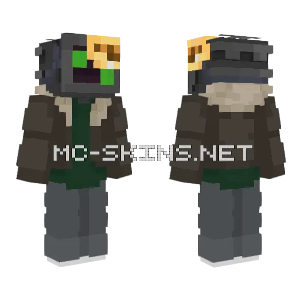 Dop Dop Minecraft skin, front and back